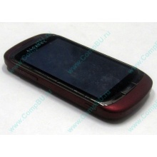 Красно-розовый телефон Alcatel One Touch 818 (Сызрань)