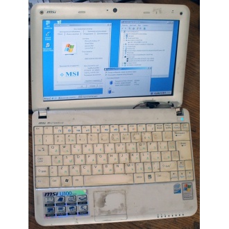 Нетбук MSI Wind U100 (Intel Atom N270 1.66Ghz /1024Mb DDR2 /120Gb /10" 1024x600) - Сызрань