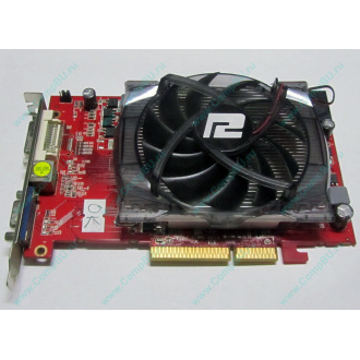 Б/У видеокарта 1Gb ATI Radeon HD4670 AGP PowerColor R73KG 1GBK3-P (Сызрань)